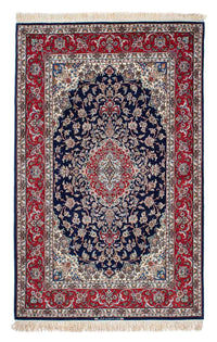 Persisk matta - Tabriz - Royal - 198 x 129 cm - mörkblå