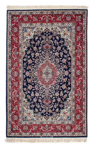 Persisk matta - Tabriz - Royal - 198 x 129 cm - mörkblå