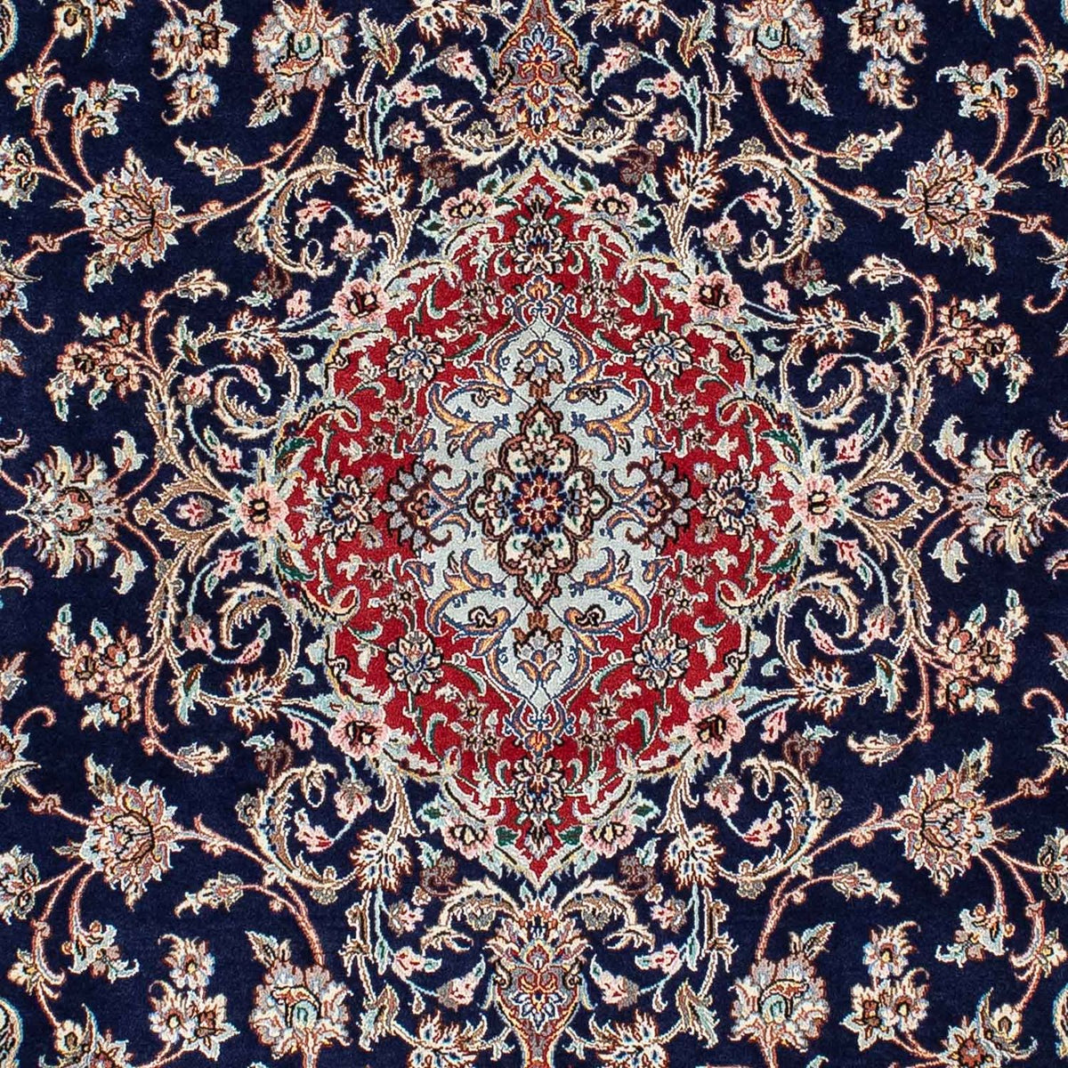 Persisk matta - Tabriz - Royal - 198 x 129 cm - mörkblå