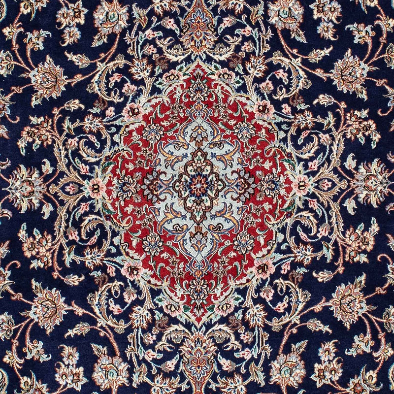 Persisk matta - Tabriz - Royal - 198 x 129 cm - mörkblå