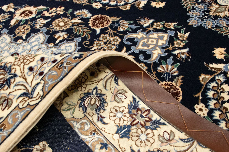 Persisk matta - Nain - Premium - 151 x 100 cm - mörkblå