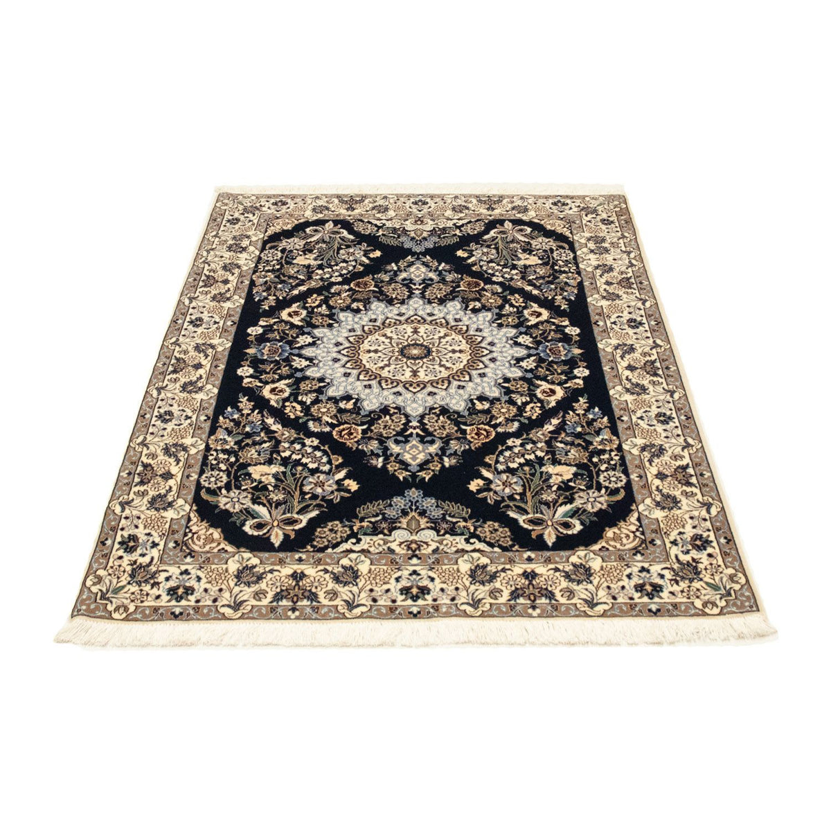 Persisk matta - Nain - Premium - 151 x 100 cm - mörkblå