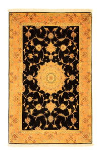 Persisk matta - Tabriz - Royal - 160 x 100 cm - svart