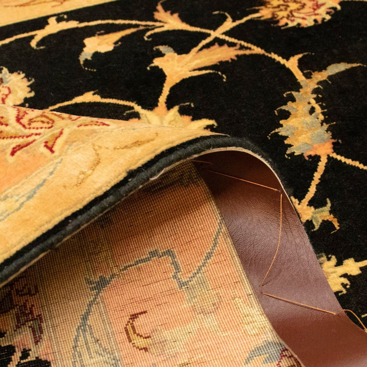 Persisk matta - Tabriz - Royal - 160 x 100 cm - svart