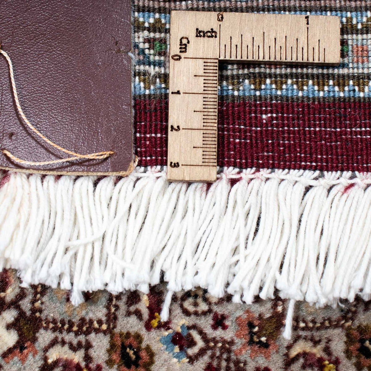 Persisk matta - Tabriz - 353 x 253 cm - mörkröd