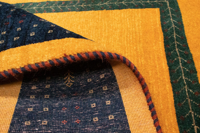 Gabbeh-matta - Loribaft Persian - 148 x 100 cm - guld