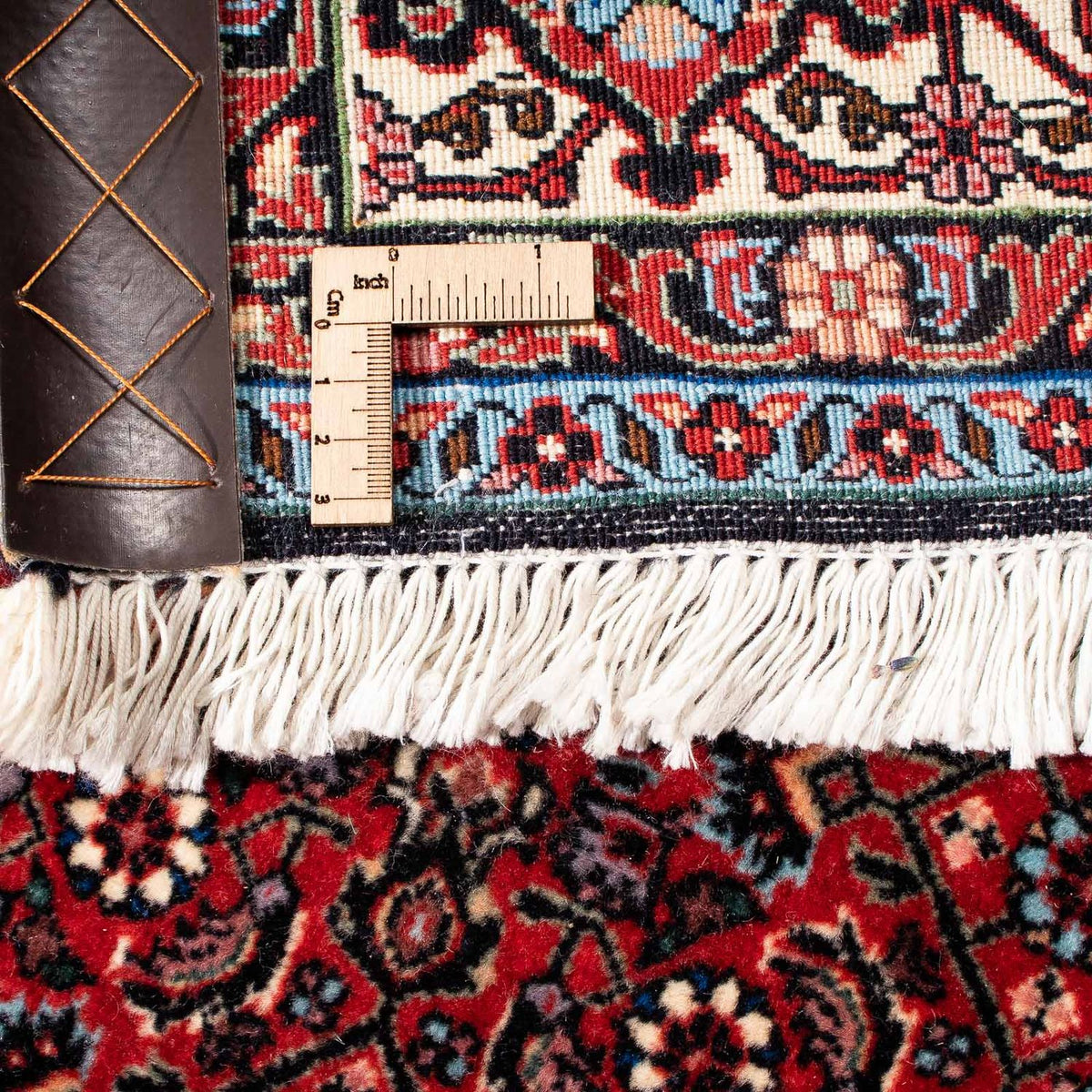 Persisk matta - Bijar - 243 x 172 cm - mörkröd