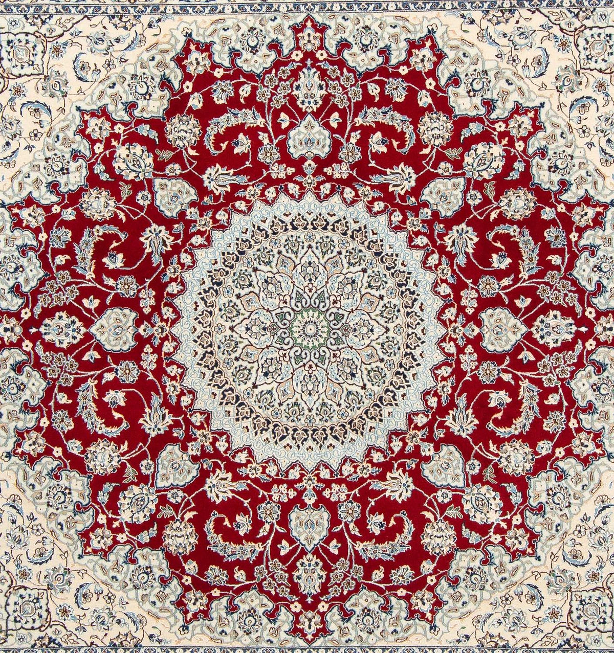 Persisk matta - Nain - Premium kvadrat  - 205 x 197 cm - beige