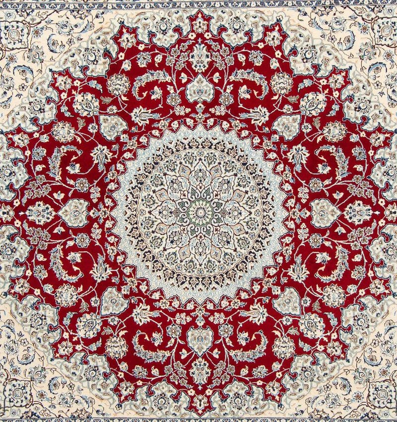 Persisk matta - Nain - Premium kvadrat  - 205 x 197 cm - beige