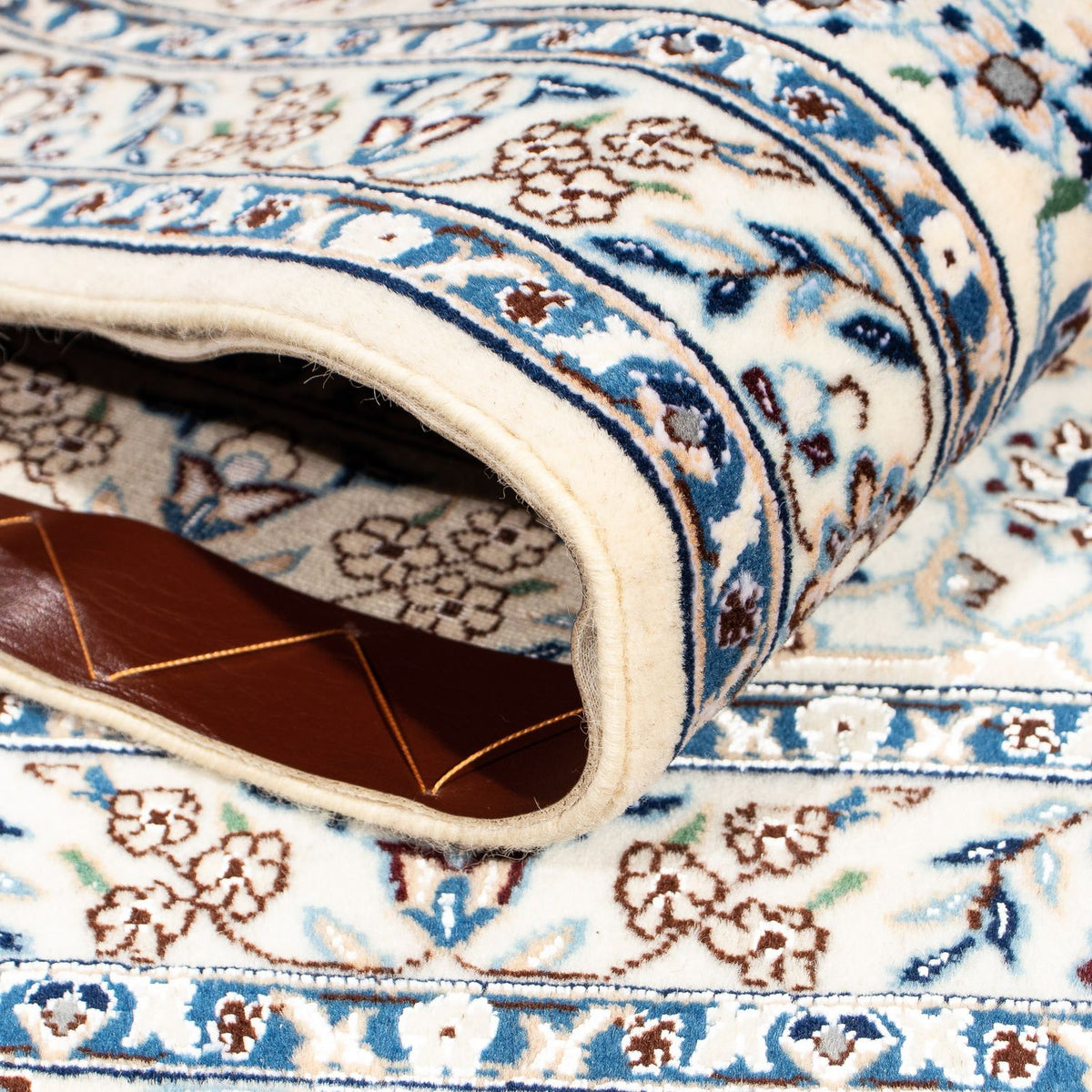 Persisk matta - Nain - Premium kvadrat  - 205 x 197 cm - beige