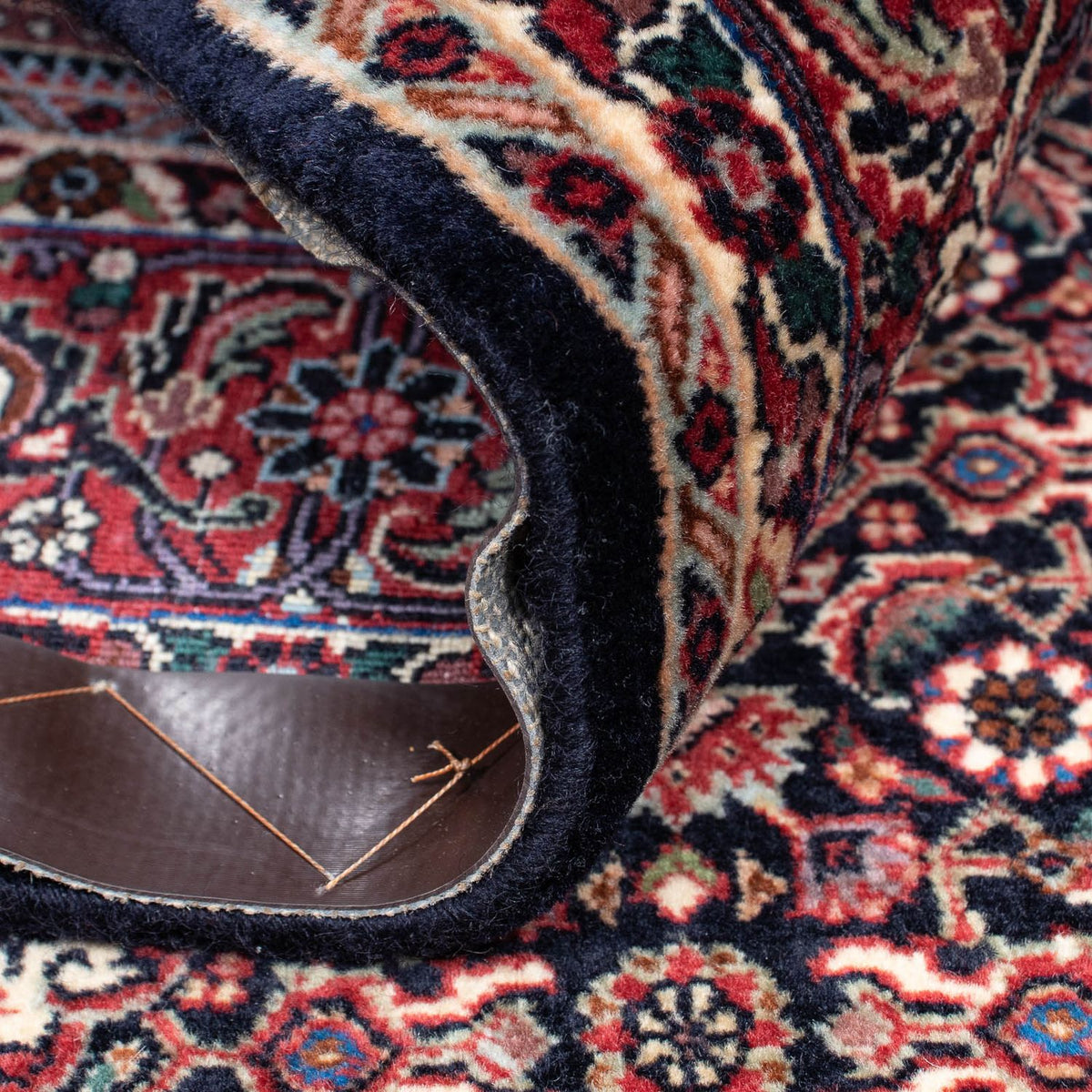 Persisk matta - Bijar - 210 x 134 cm - mörkblå