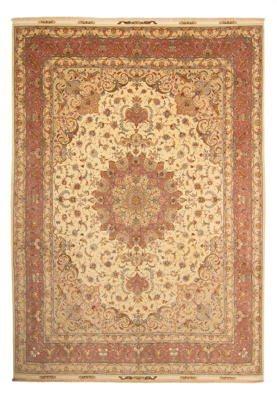 Persisk matta - Tabriz - Royal - 404 x 300 cm - brun