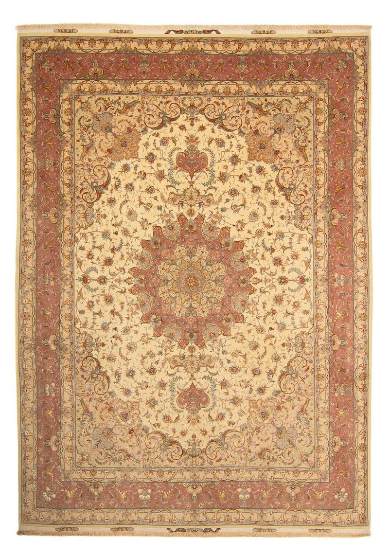Persisk matta - Tabriz - Royal - 404 x 300 cm - brun