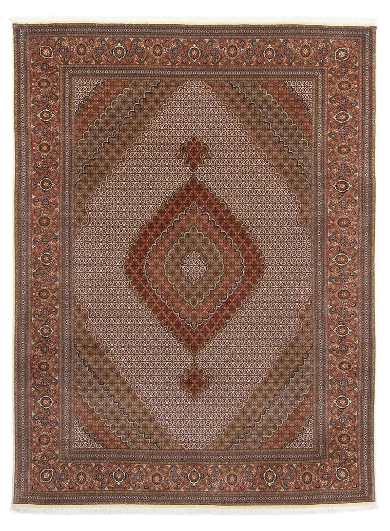 Persisk matta - Tabriz - Royal - 349 x 250 cm - brun