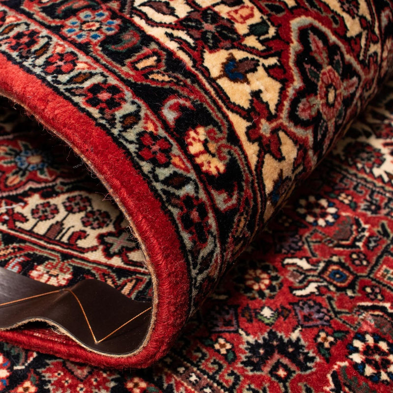 Persisk matta - Bijar - 248 x 200 cm - mörkröd