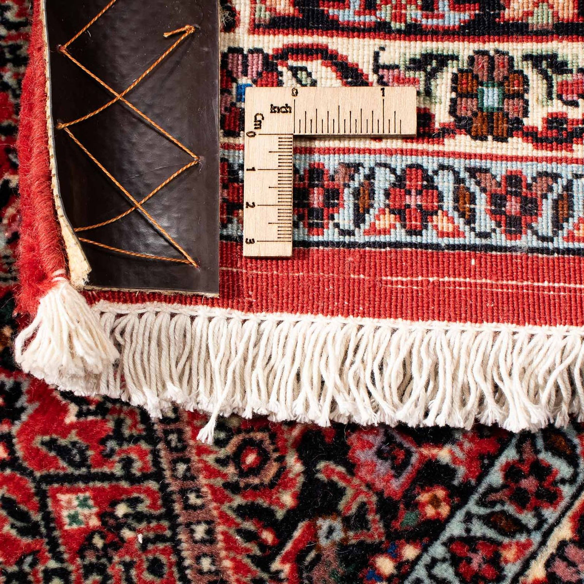 Persisk matta - Bijar - 250 x 170 cm - mörkröd