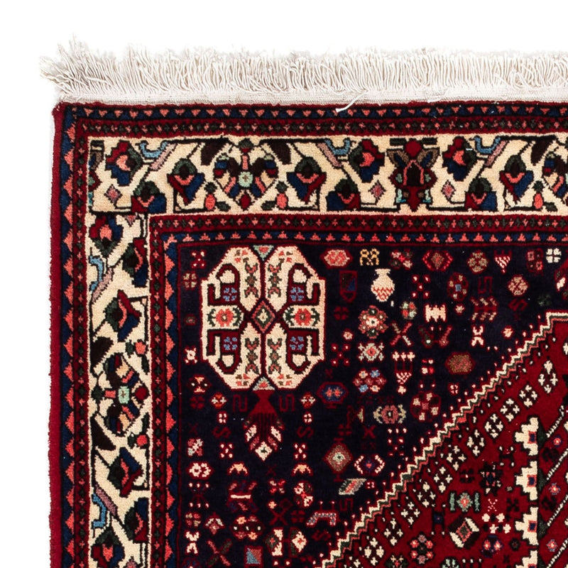 Persisk matta - Nomadic - 150 x 103 cm - mörkröd