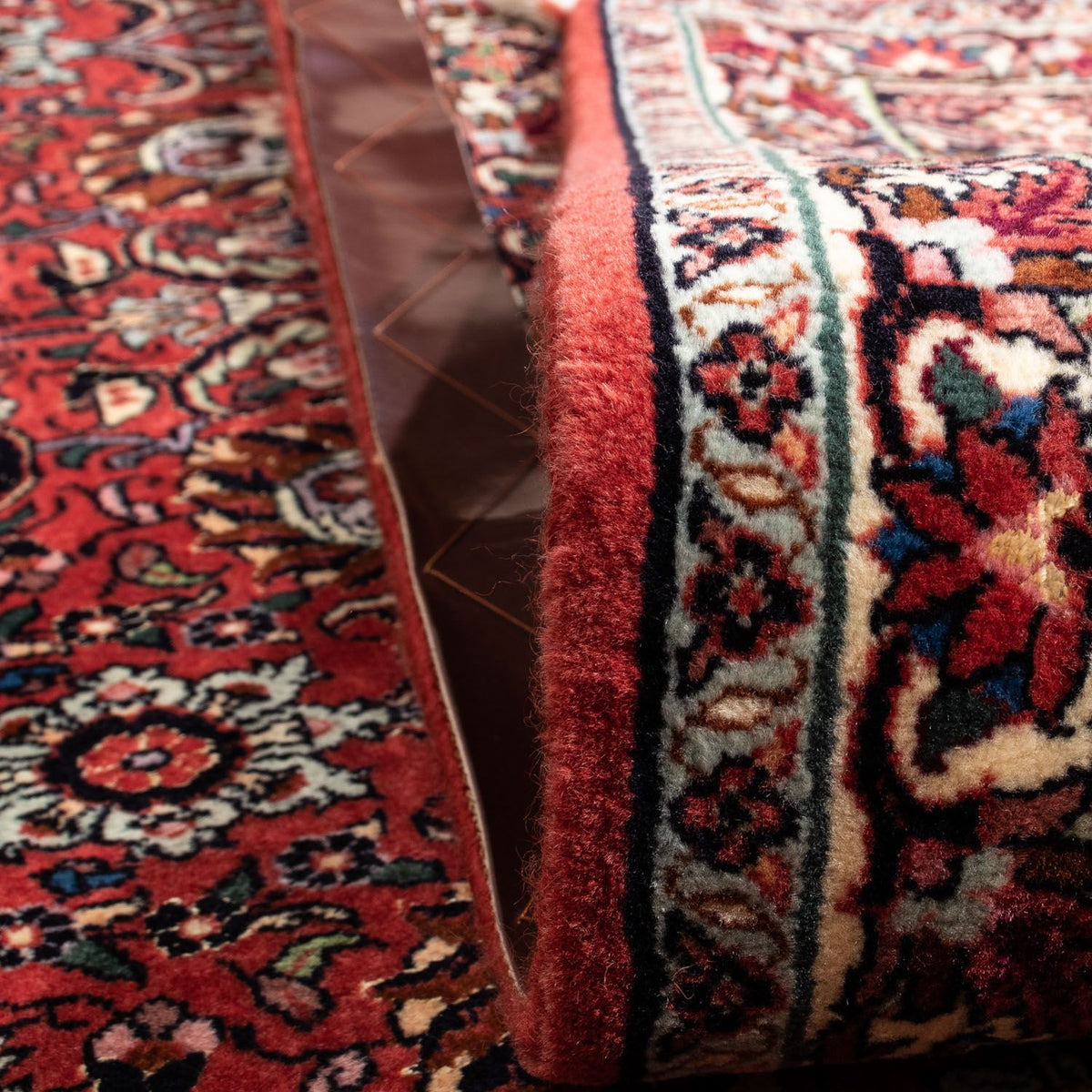 Persisk matta - Bijar - Royal - 349 x 252 cm - röd