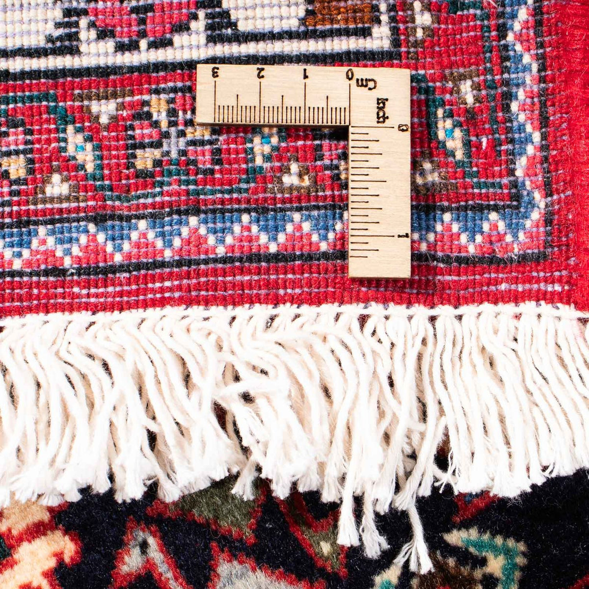 Gabbeh-matta - Kashkuli Persiska - 200 x 155 cm - mörkröd