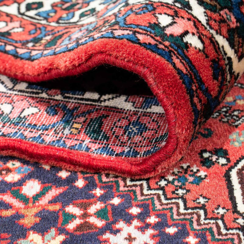 Gabbeh-matta - Kashkuli Persiska - 203 x 153 cm - mörkröd