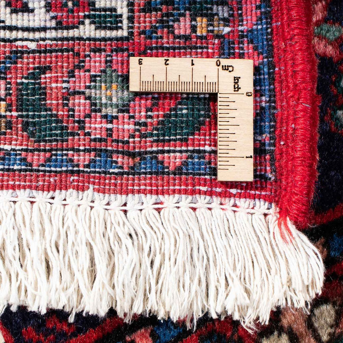 Gabbeh-matta - Kashkuli Persiska - 203 x 153 cm - mörkröd