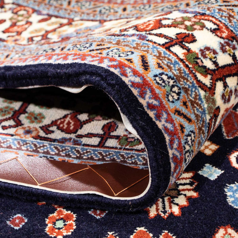 Gabbeh-matta - Kashkuli Persiska - 224 x 138 cm - mörkblå