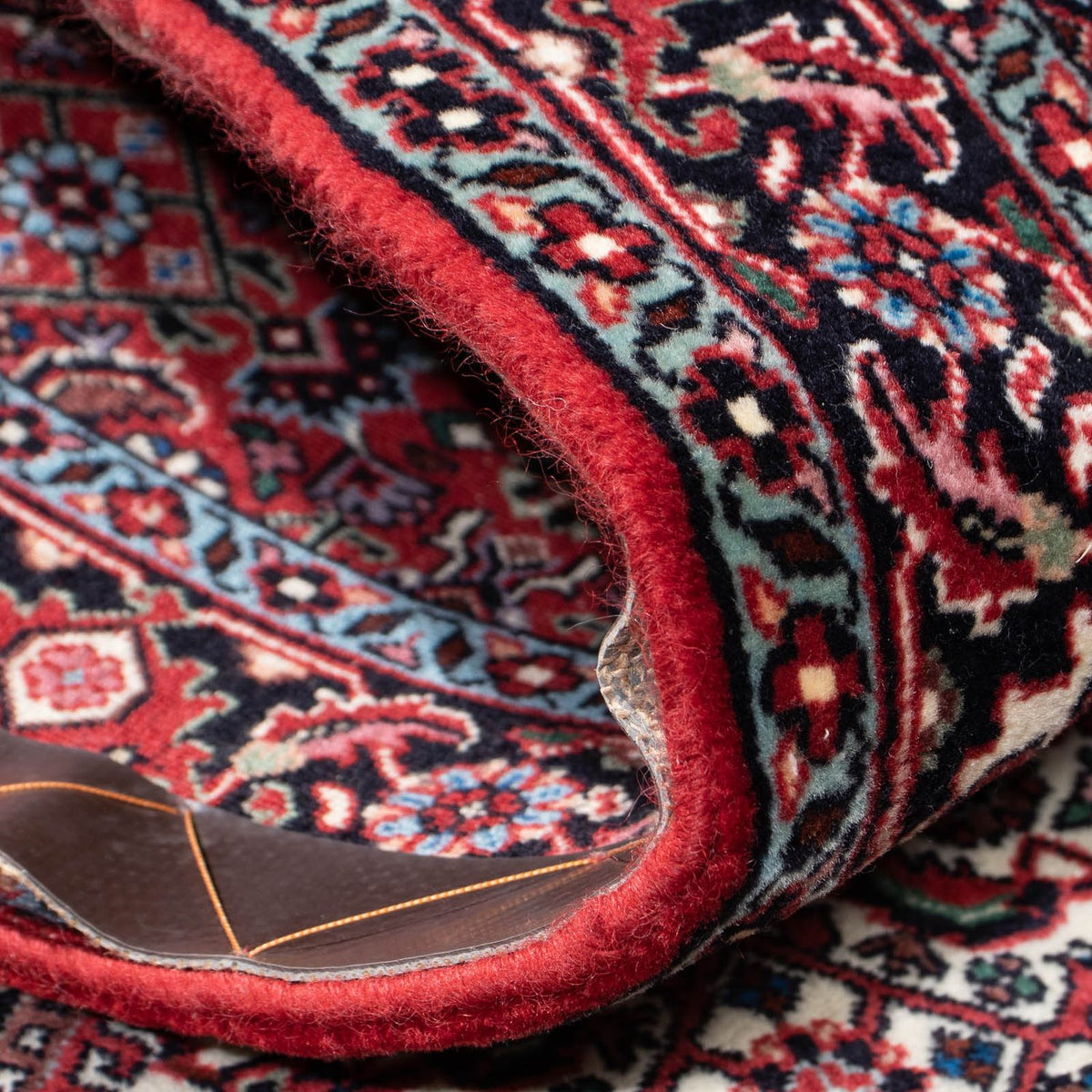 Runner Persisk matta - Bijar - 205 x 74 cm - mörkröd