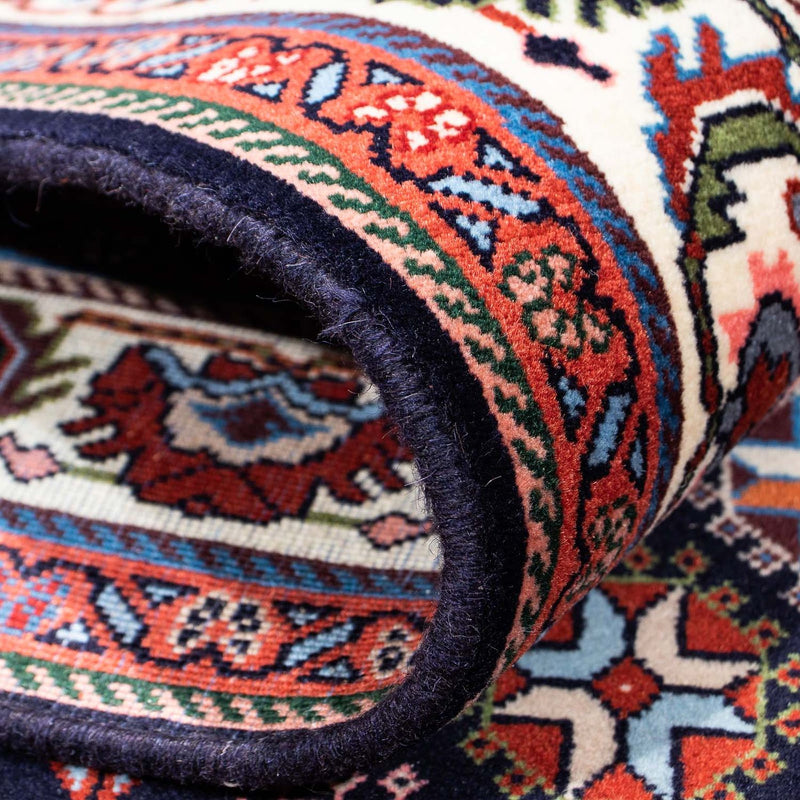 Gabbeh-matta - Kashkuli Persiska - 212 x 143 cm - mörkblå