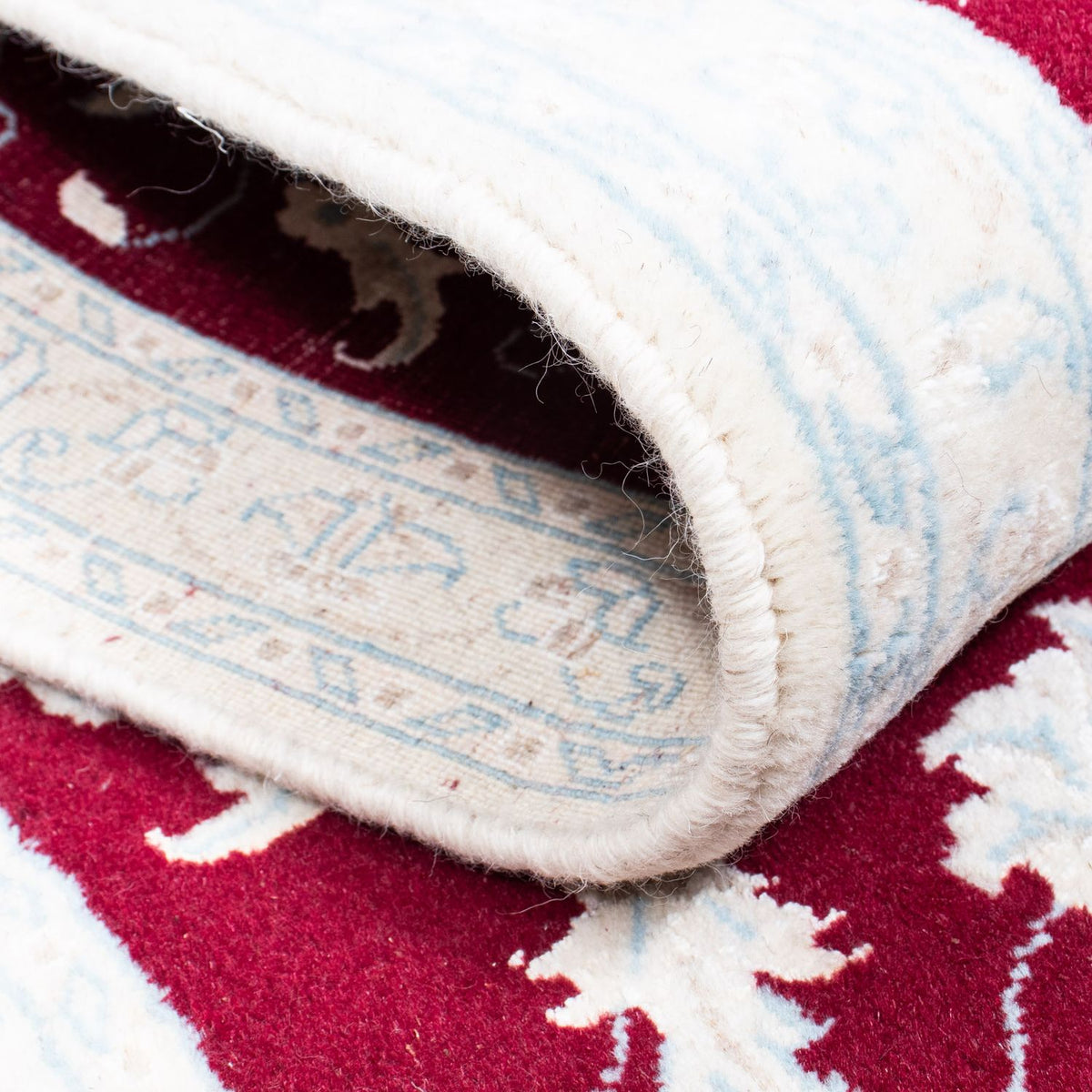 Runner Persisk matta - Nain - 398 x 84 cm - mörkröd