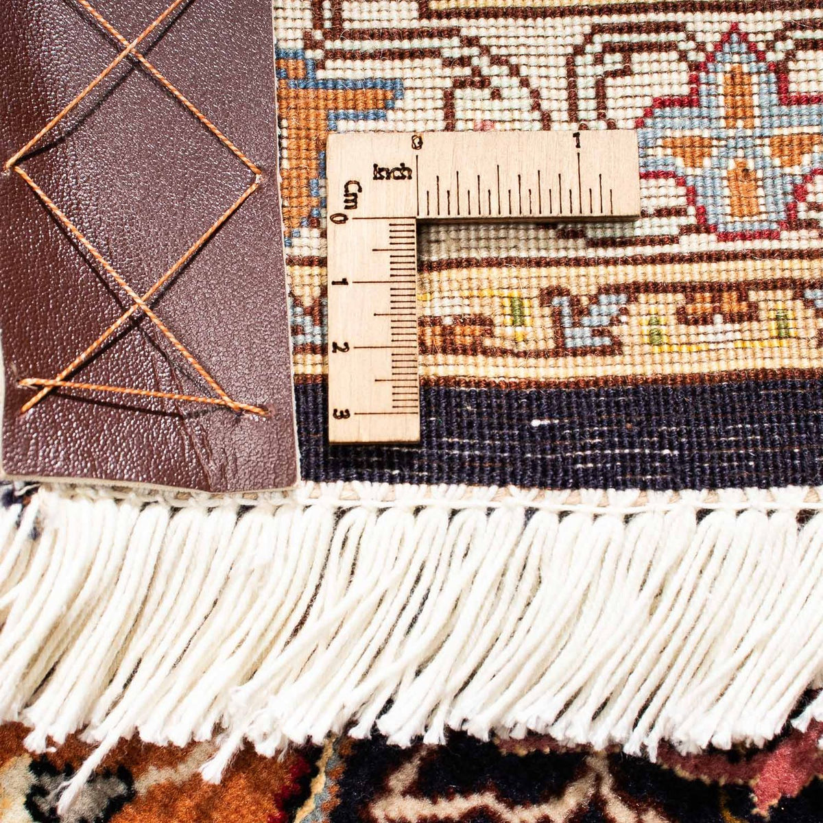 Persisk matta - Tabriz - 351 x 254 cm - ljusbrun