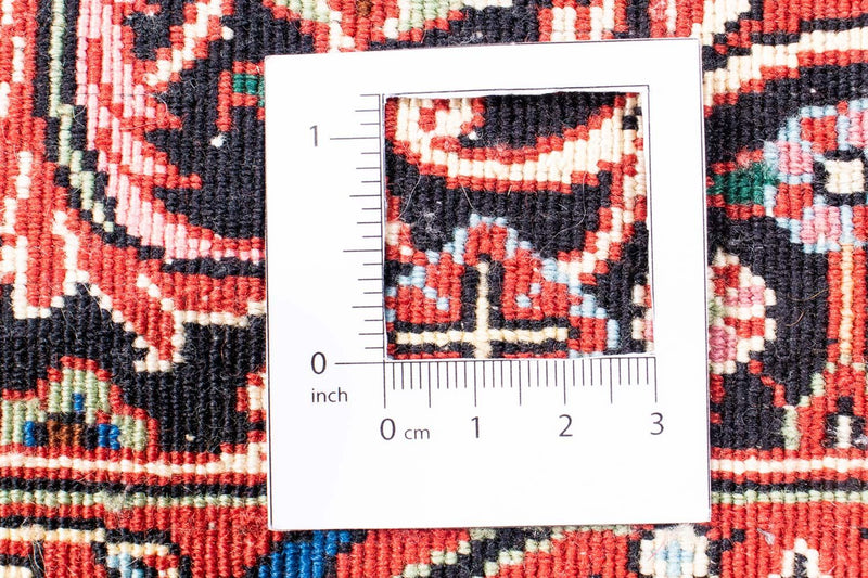 Persisk matta - Bijar - 348 x 252 cm - mörkröd