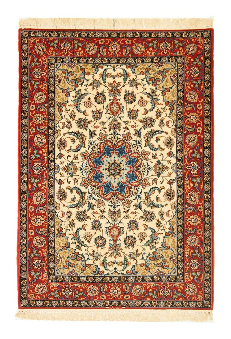 Persisk matta - Isfahan - Premium - 164 x 116 cm - beige