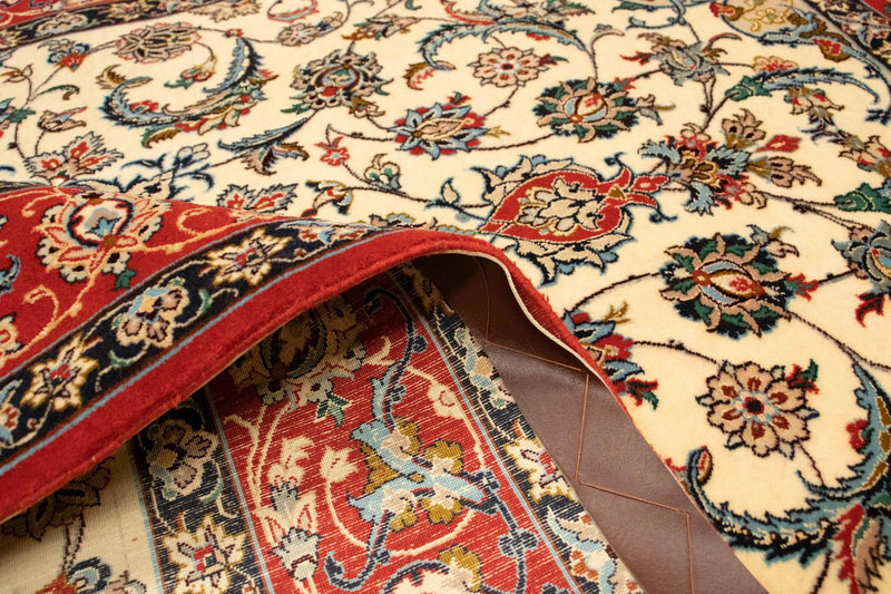 Persisk matta - Isfahan - Premium - 164 x 116 cm - beige