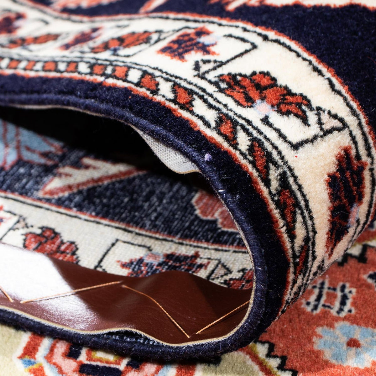 Gabbeh-matta - Kashkuli Persiska - 194 x 156 cm - brun