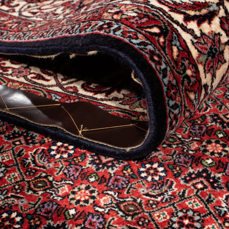 Persisk matta - Bijar - 304 x 204 cm - mörkröd