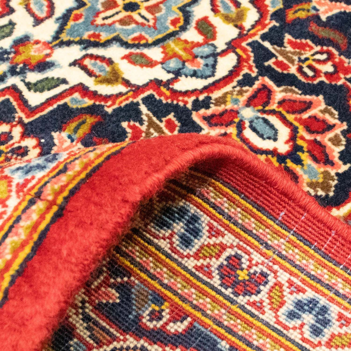 Persiska mattor - Keshan - 217 x 142 cm - röd