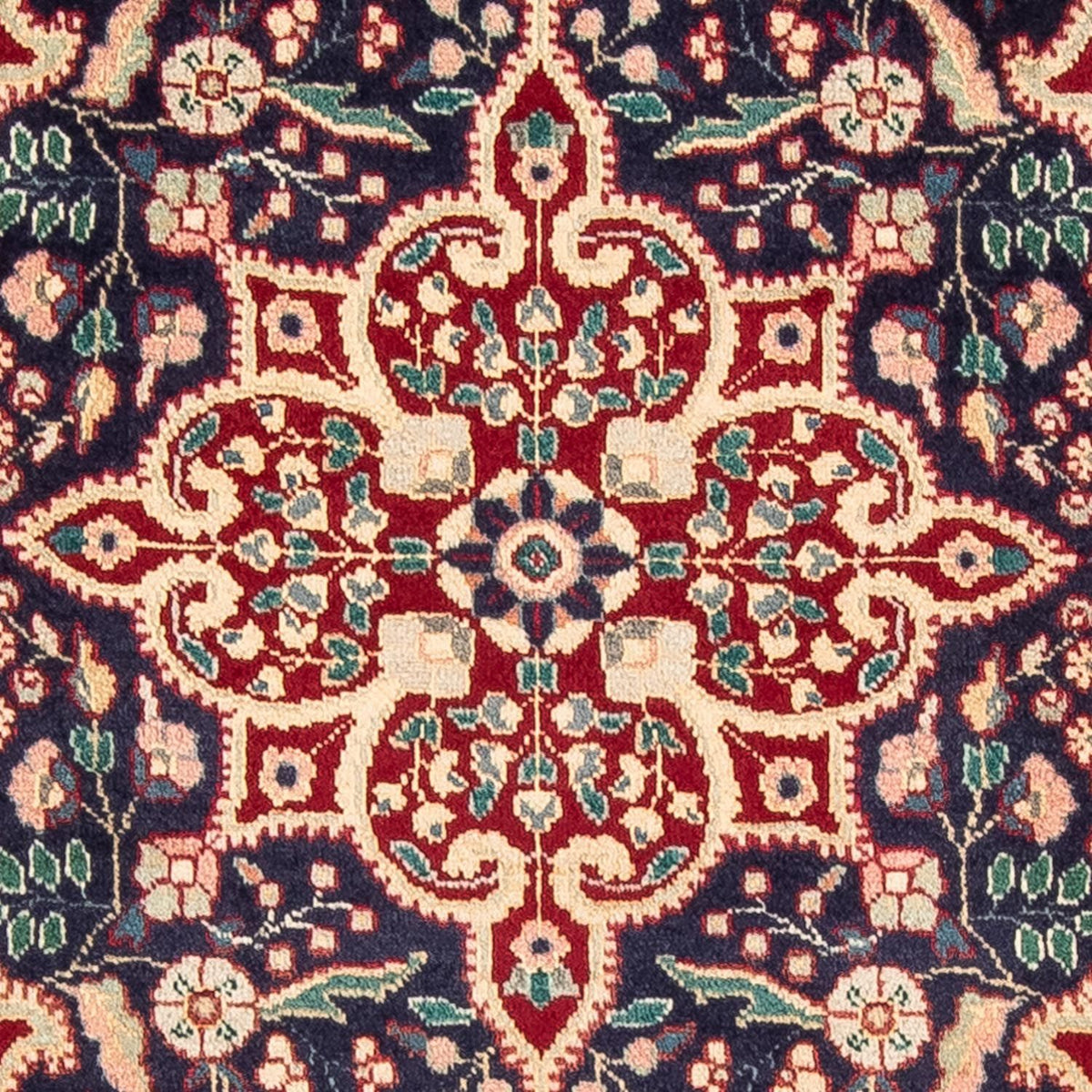 Persisk matta - Tabriz - 134 x 86 cm - mörkblå