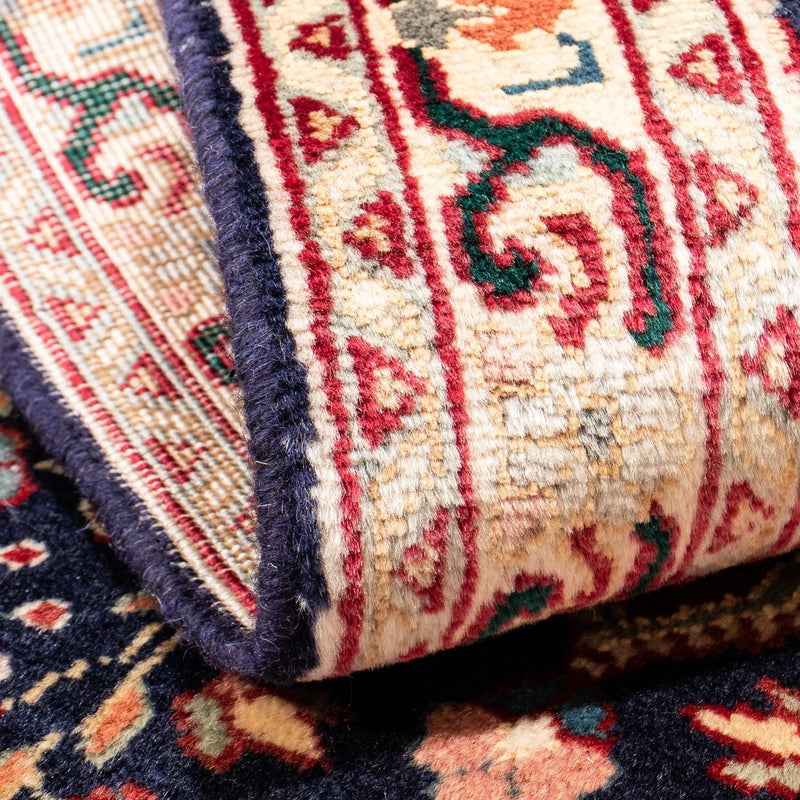 Persisk matta - Tabriz - 134 x 86 cm - mörkblå