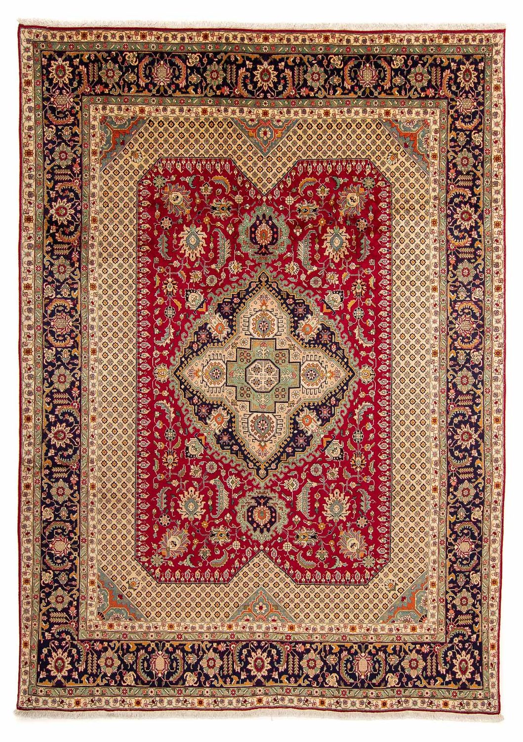 Persisk matta - Tabriz - 400 x 305 cm - röd