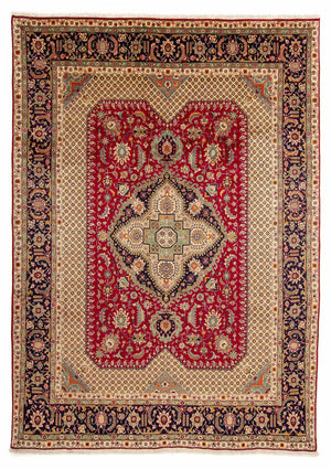 Persisk matta - Tabriz - 400 x 305 cm - röd