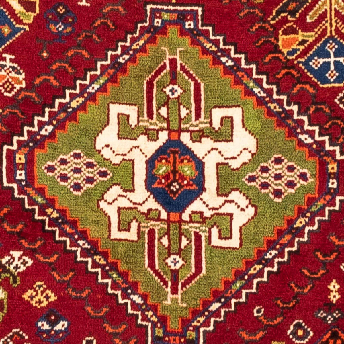 Persisk matta - Nomadic - 257 x 173 cm - mörkröd