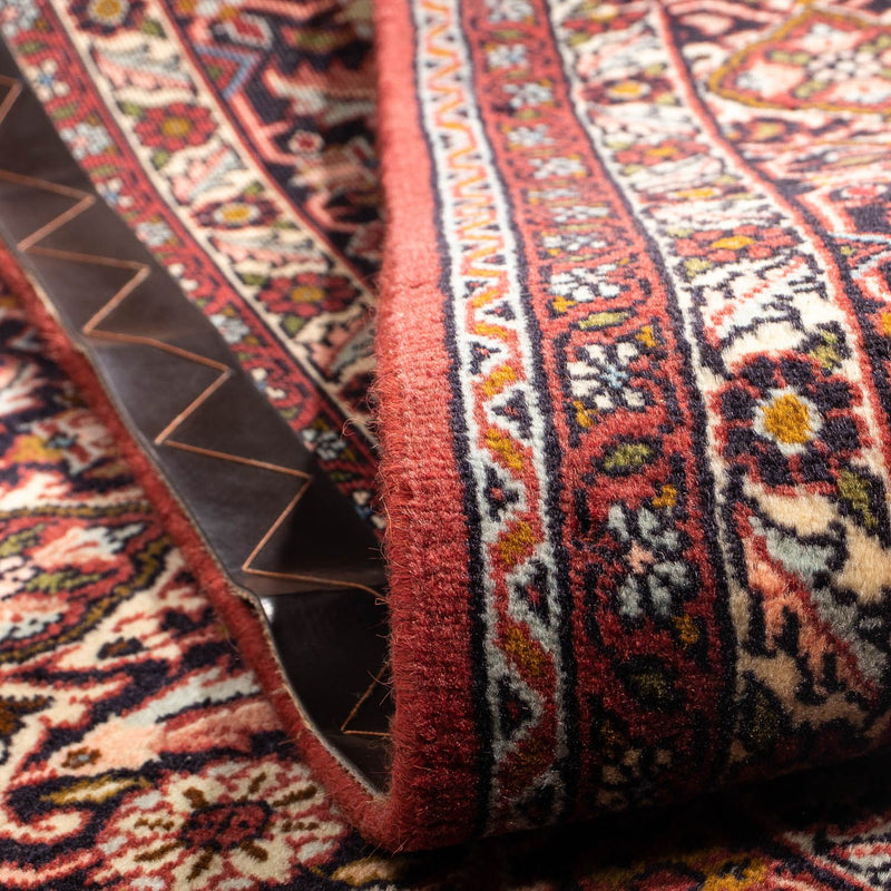 Persisk matta - Bijar kvadrat  - 197 x 190 cm - ljusröd