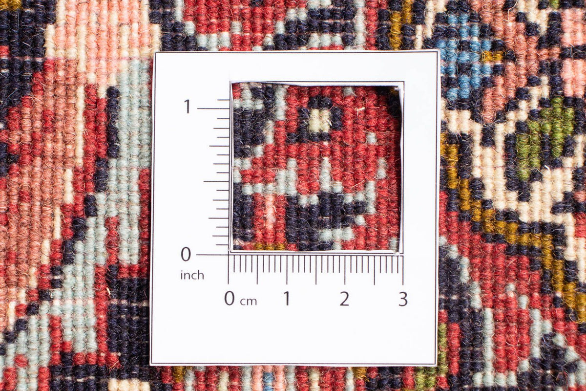 Persisk matta - Bijar kvadrat  - 197 x 190 cm - ljusröd