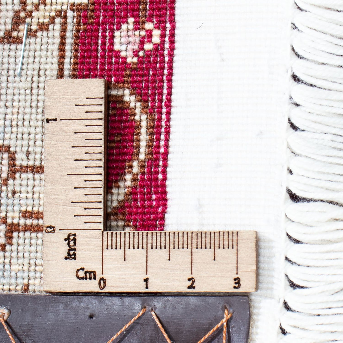 Persisk matta - Tabriz - Royal - 293 x 248 cm - mörkröd