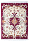 Tabriz - 50 Raj Mattan 64x89cm - Persisk matta - Rektangulär / Beige / 64 x 89 cm Rektangulär