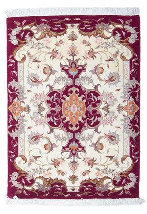 Persisk matta - Tabriz - Royal - 89 x 64 cm - beige