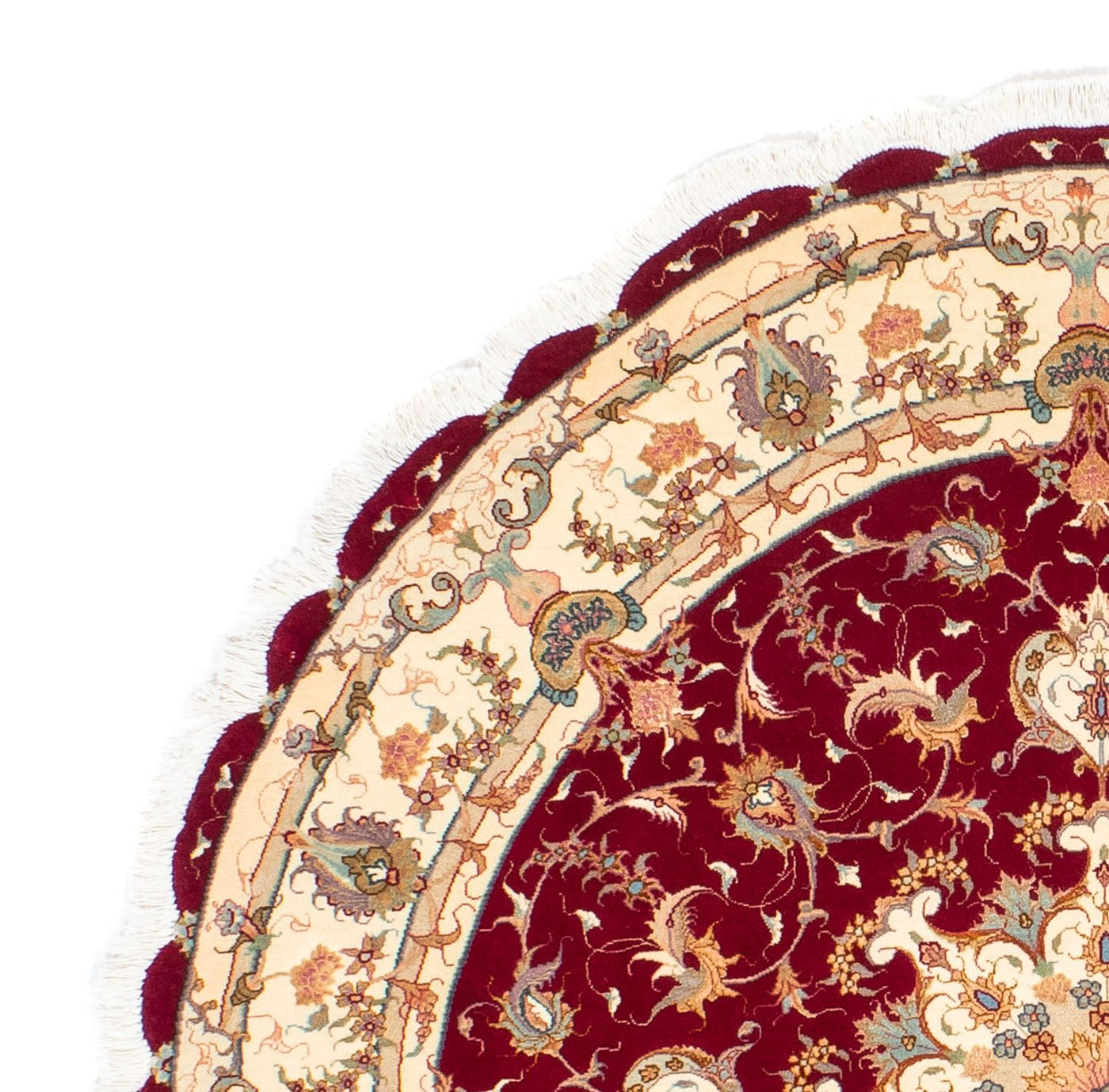 Tabriz - 50 Raj Mattan 150x150cm - Persisk matta