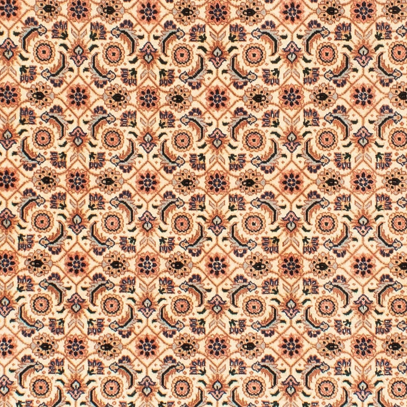 Persisk matta - Tabriz - Royal runt  - 150 x 150 cm - ljusbrun