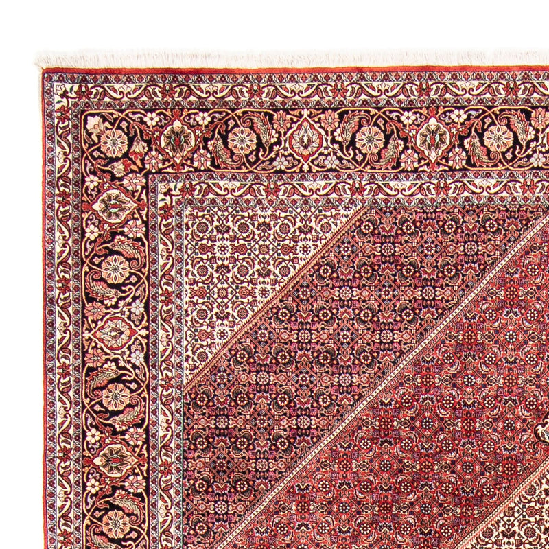 Persisk matta - Bijar - 358 x 253 cm - mörkröd