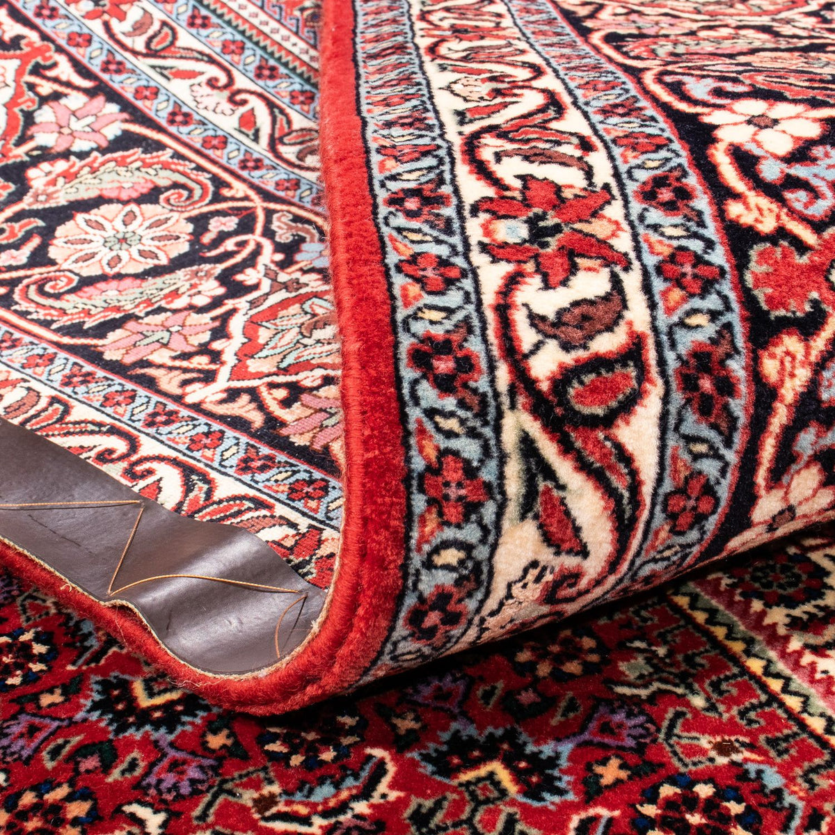 Persisk matta - Bijar - 358 x 253 cm - mörkröd